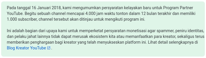 Peninjauan Akun Youtube - Menunggu Hasil Peninjauan Akun Youtube 2