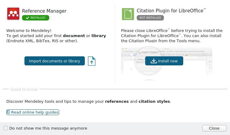 Mendeley Libreoffice Plugin - Jangan Panik Jika Plugin Mendeley Tidak Muncul di Microsoft Word atau LibreOffice 4