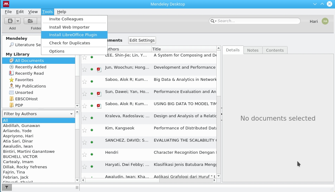 Mendeley Libreoffice Plugin - Jangan Panik Jika Plugin Mendeley Tidak Muncul di Microsoft Word atau LibreOffice 2