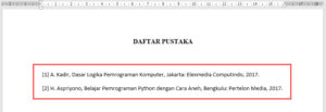 Membuat Kutipan dan Daftar Pustaka Yang Otomatis di Microsoft Word Tanpa Software Tambahan