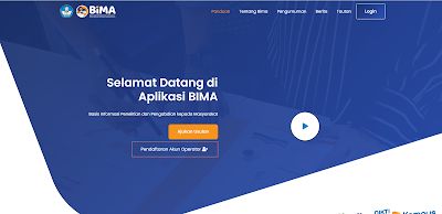 Tampilan Aplikasi BIMA