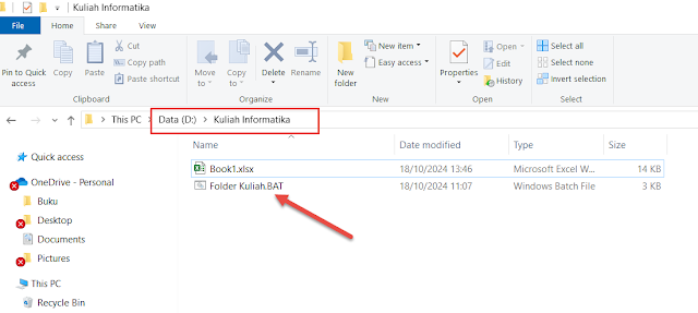 File BAT untuk membuat banyak folder