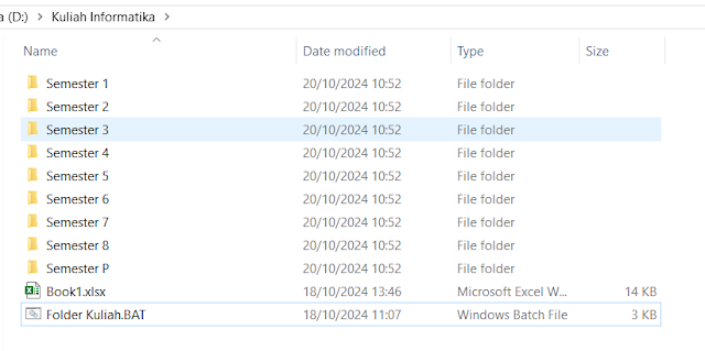 Folder Semester